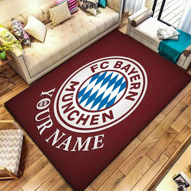 FC Bayern Munchen Custom Name Carpet Rug for Living Room Bedroom Home Sofa Decoration,Kids play Non-slip Floor Mat