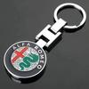 Zinc Alloy Key Ring Keychain Car Logo Accessories For Alfa Romeo Giulietta GT 159 147 156 Mito Brera Giulia F1 Stelvio Volante TM4