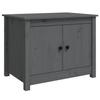 VidaXL Coffee Table Grey 71x49x55 Cm Solid Pine Wood 820928