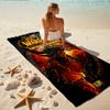 1Pc World Warcraft Cataclysm Expansion Beach Towel, Quick Dry, Multi-Use for Beach Pool Gym Yoga Home Travel, Christmas, Halloween, Xmas Gift