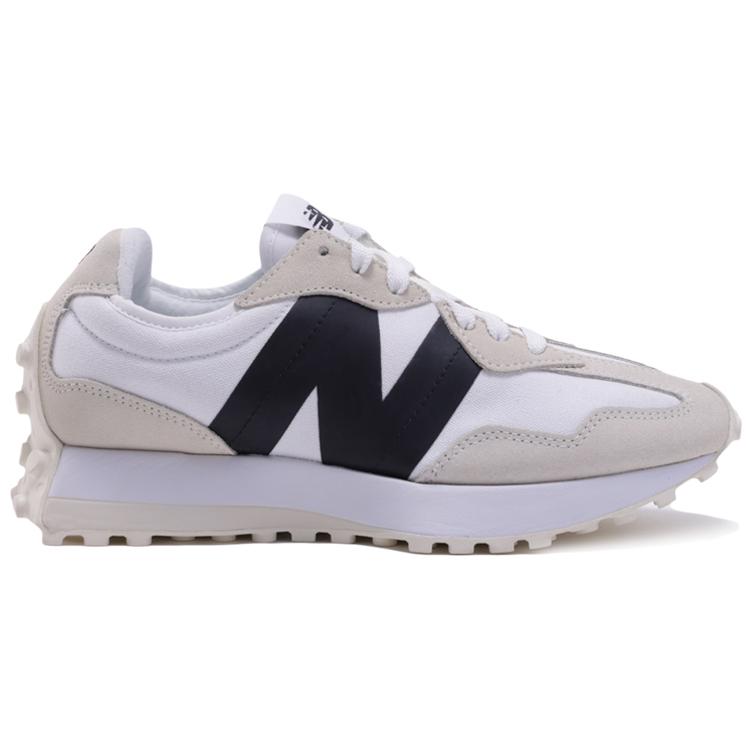 New Balance Nb 327 Trendy Comfortable Versatile Low-Top Lifestyle Casual Shoes Women Sneaker Off-White Black WS327AW