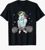 Weightlifting Unicorn T-Shirt Funny Deadlift Gym Gift Fitness Men Women Tee Smal