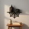 Spiderweb Display Shelf Modern SingleTier Decorative for Desk, Bedroom Decor, Entryway