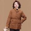 Stylish Chinese-Style Plus Size Winter Cotton Jacket for Middle-Aged & Elderly Women
