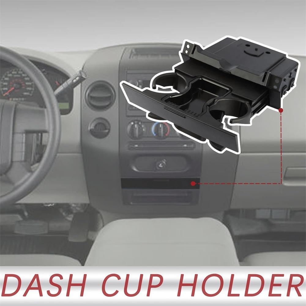 Dashboard Cup Holder Ash Tray Black 6L3Z1504810Aa For Ford F-150 F150 2004-2008