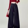 Jeans Amples à Taille Haute pour Femme - Grande Taille, Style Décontracté Printemps