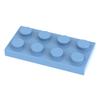[Funbrick] 50 Stück Platte 2x4 3020 Kompatibel mit mit Berühmten Bausteinen Klassischen Bauklötzen Spielzeug MOC DIY