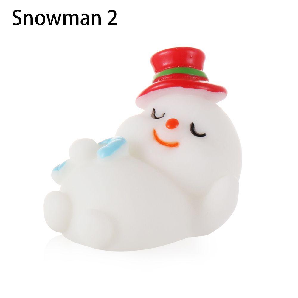 Garden Micro Landscape Home Decorations Miniature Snowman Xmas Tree Santa Claus Christmas Figurines