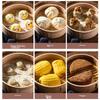 MEIJINJIA Steamer Paper, 20cm X 100 Sheets, Disposable Food-Grade Paper for Buns And Mantou, Non-Stick Household Steamer Liner Paper, Round Shape