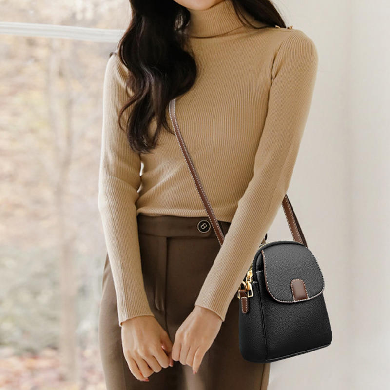 Women's Crossbody Bags PU Leather Mobile Phone Bag For Female Bag Designer Simple Fashion Messenger Bags
