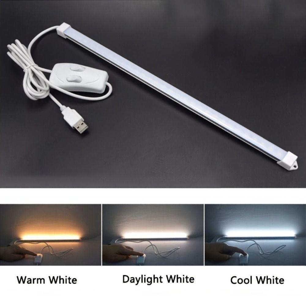 

Three Color LED Light Strips USB Night Light Suspended Desk Lamp Under Cabinet Lighting