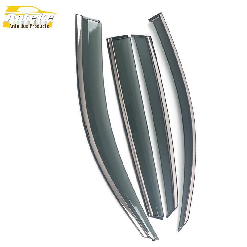 3D Stainless Steel Rain Deflectors Trim - Bright X6 Decoration Sticker