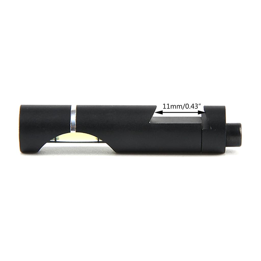 Tactical Bubble Level Spirit Horizontal Bubble 0.4inch 0.8inch Metal Aluminum Alloy Rifle Foam-Level Hunting Accessories