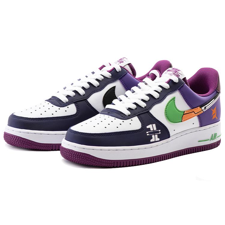 Nike Air Force 1 Air Force 1 Leather Slip Resistant Cushioning Abrasion Resistant Low top Skateboard Shoes Men's CV1724-105(Team29-)