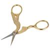 Professional Vintage Nail Art Stainless Steel Scissor Manicure Shear Tools Gold