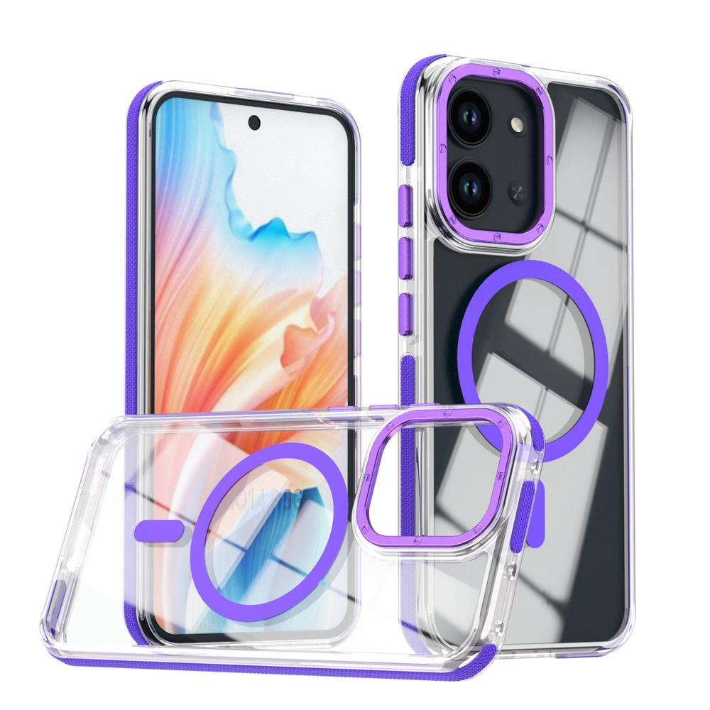 KEYSION HD Transparent Magnetic Case for MagSafe for Redmi 15C 171mm Clear Shockproof Phone Back Cover for Xiaomi POCO C85