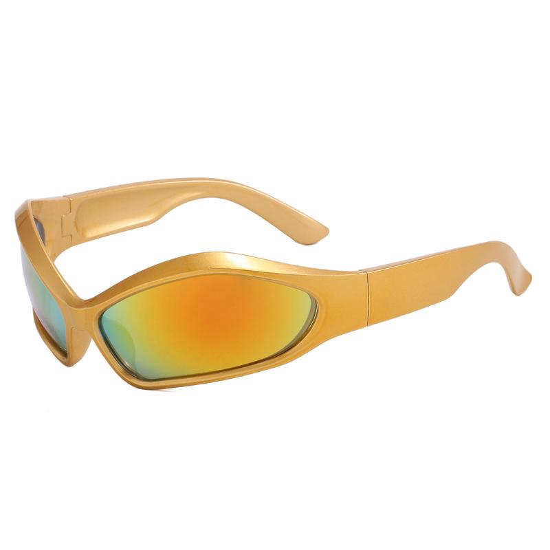 Vintage Y2K Round Sunglasses Women Men Special-Sheaped Sun Glasses Female Oval Eyewear  for Male Female Eyeglasses