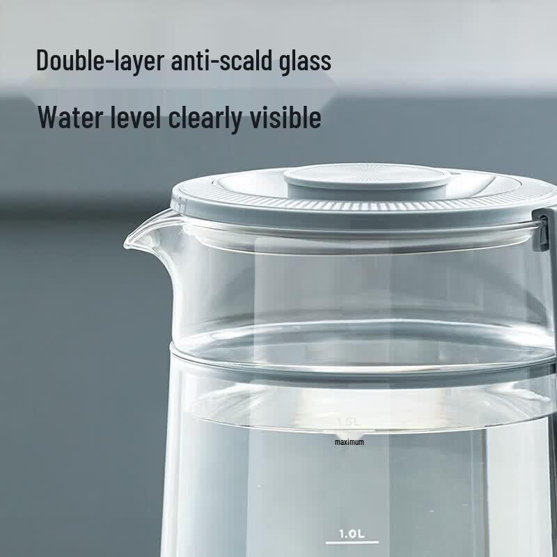 Midea 1.5L Stainless Steel Electric Kettle CN plug (adapter included)