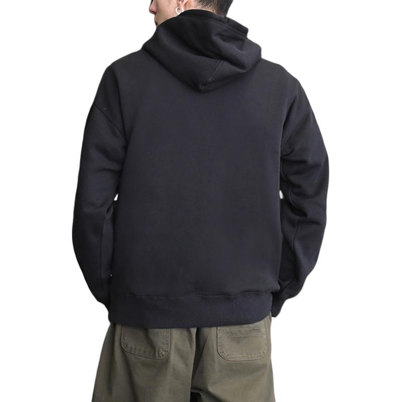 Converse Sweatshirts Men's Black Hooded Moderate Regular 10021090-A04