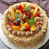 Bolo de Aniversário com Frutas Frescas