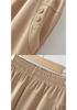 Summer High-Waisted Wide-Leg Pants for Middle-Aged Women