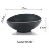 Imitation Porcelain Frost Melamine Dinnerware Oval Bowl Japanese Restaurant Chaos Big Bowl A5 Melamine Bowls Melamine Tableware