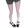 Women Japanese See Through Fishnet Pantyhose Stockings Gothic 90s Checkered Grid Pattern Bottoming Leggings Mesh Tights