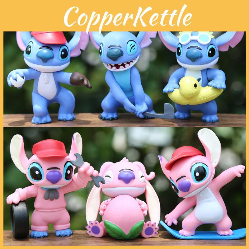 Lilostitch Cartoon Actionfigur Modell Puppe Desktop Dekorationen Ornamente