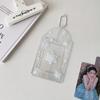 Love Heart Pendant Photocard Holder Snowflake Idol Card Display Protector  School Stationery