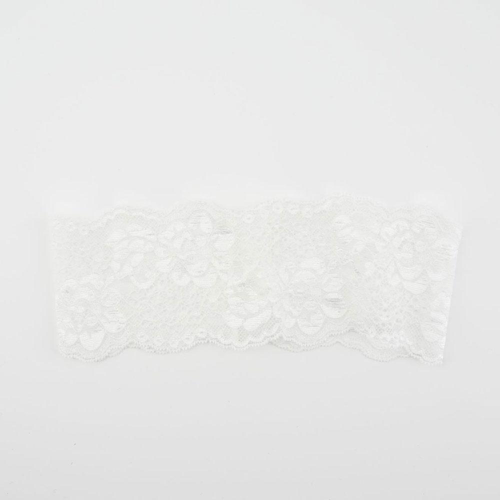 Korean Lace Floral Headbands Sweet Wide Lace Trim Hairband Solid Color Wide Hollow-Out Lightweight Headwrap Elastic Hair Bands
