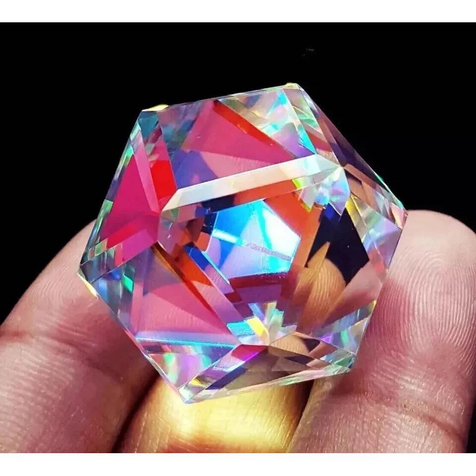 Natural Mystic Topaz 100+ Ct Hexagon Cut Certified Beautiful Loose Gemstone