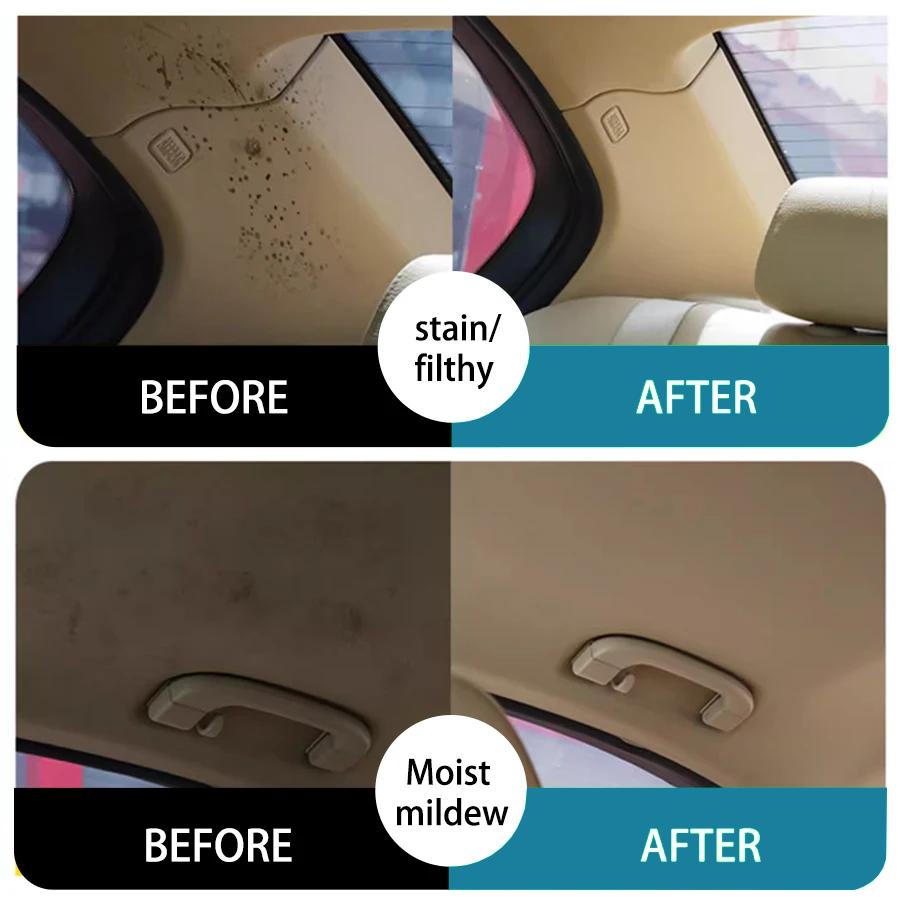 Car Interior Fabric Cleaner - Specially for Textiles & Upholstery, Powerful Stain Removal without Damaging Materials