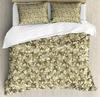 Camouflage Duvet Cover Set, Camouflage Concept Concealment Artifice Hide Force Uniform Pattern Fashion, 3 Piece Bedding Set