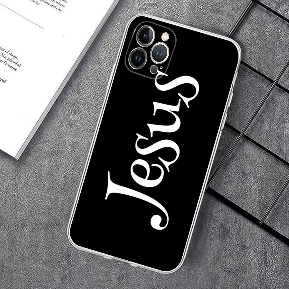 Faith Christian Religious Jesus Art Phone Case For IPhone 15 14 11 12 13 Mini Pro XS Max Cover 6 7 8 Plus X XR SE 2020 Shell