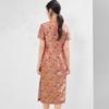 New Chinese Style Mulberry Silk Cheongsam Dress