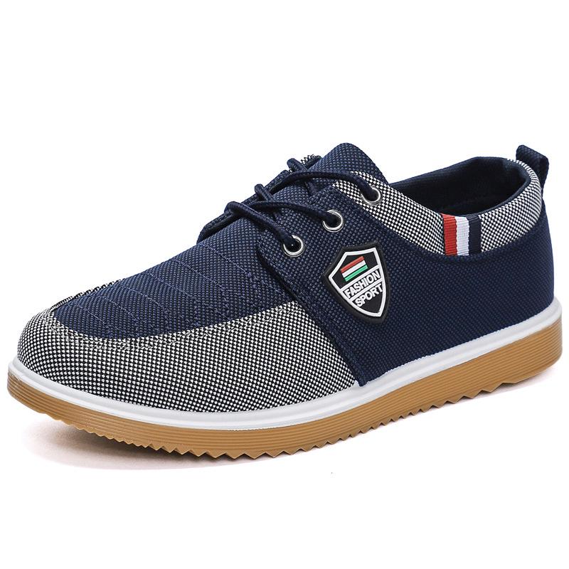 Fashion Men's Canvas Shoes Soft Soled Vulcanized Shoes for Men Lace Up  Flats Classic Male Driving Shoes Big Size 46 Zapatos Hombres