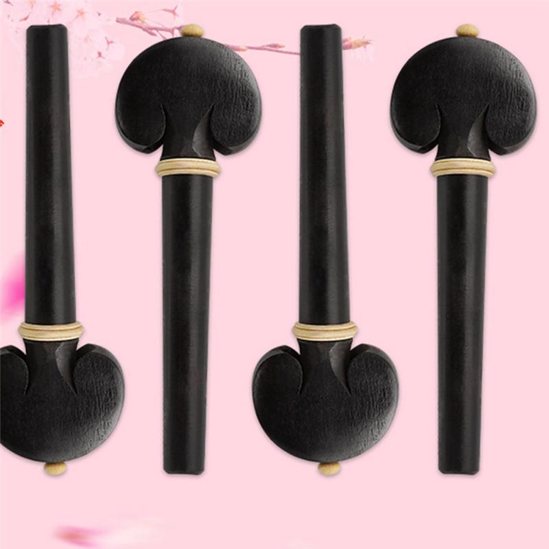 1 Set Cello String Shaft Knob Shaft Handle Instrument Accessories Hand Tuning Pegs Wood Tuning