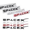 3D ABS SpaceX Buchstaben Logo Autoaufkleber Aufkleber Auto Kofferraum Heck Dekoration Zubehör für Spule WYE K80 Cybertruck Spielzeug