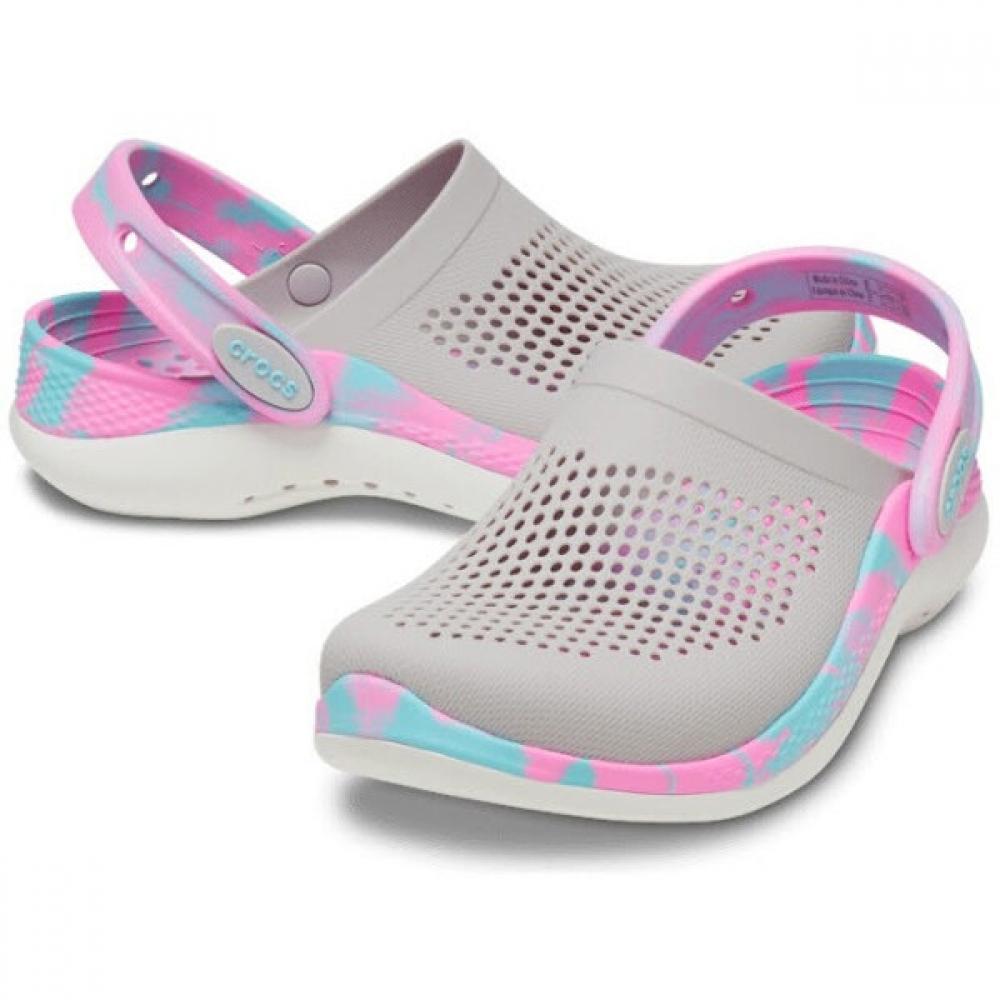 

Crocs SKies тапочки сандалии Tqj 207668 1du Literide 360 Marbled Clog K Pwh Mlti 180