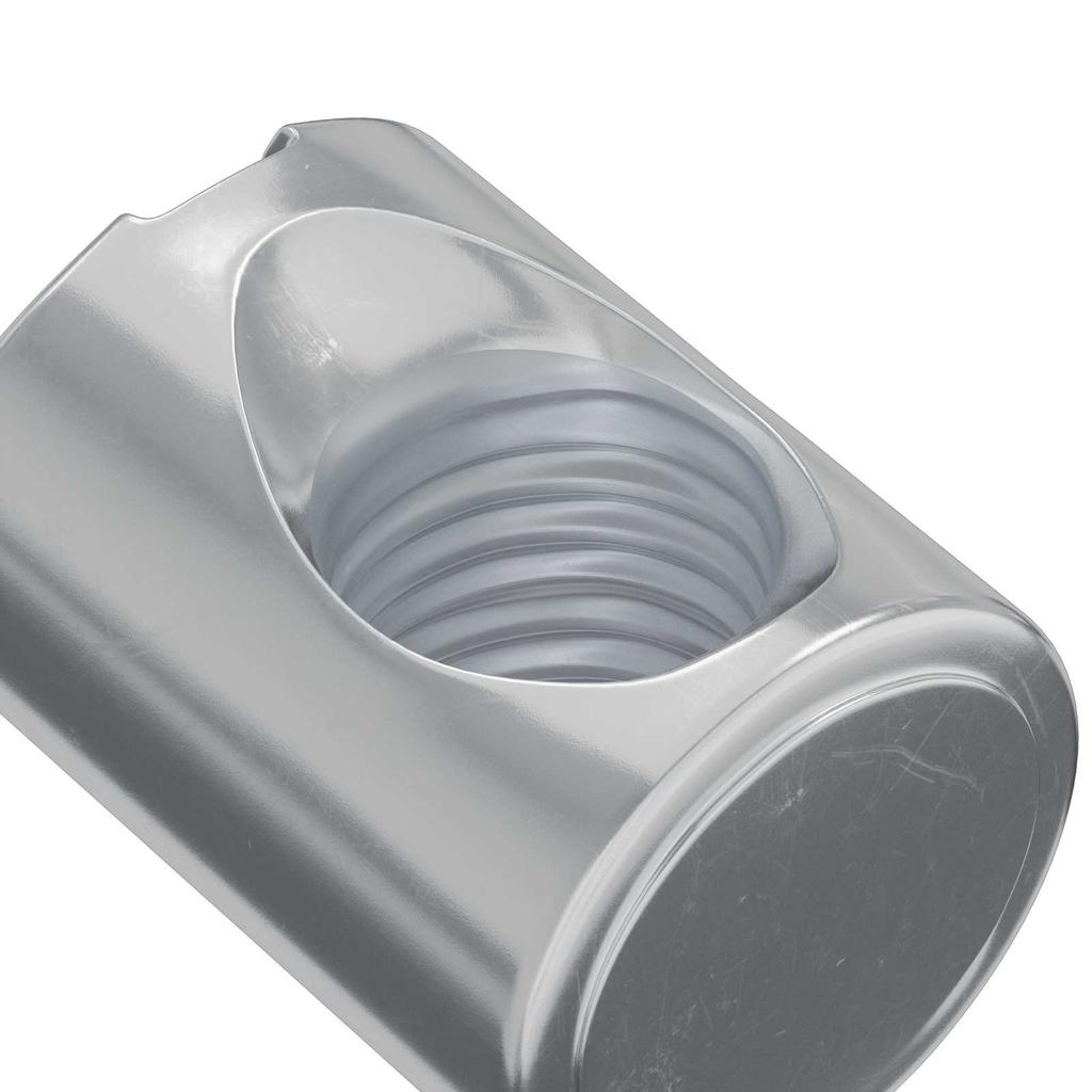 Barrel Nut 3462 Pcs Silver M6 X 13 Mm Iron