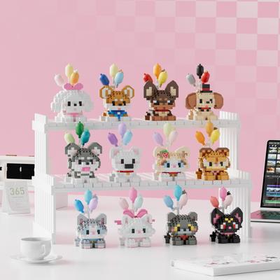 Süßes Haustier Hakimi Kitty Bausteine Ballon Kleiner Hund Katze Süßes Haustier Miniatursteine Winzige Partikel Zusammengebaute Spielzeuge 16 Stile