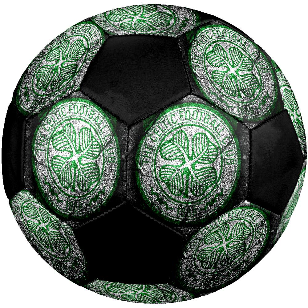 SIZE 5 Celtic Football Club Soccer Ball Colorful All Ages Machine Stitched PVC Competition Ready Durable High-Bounce