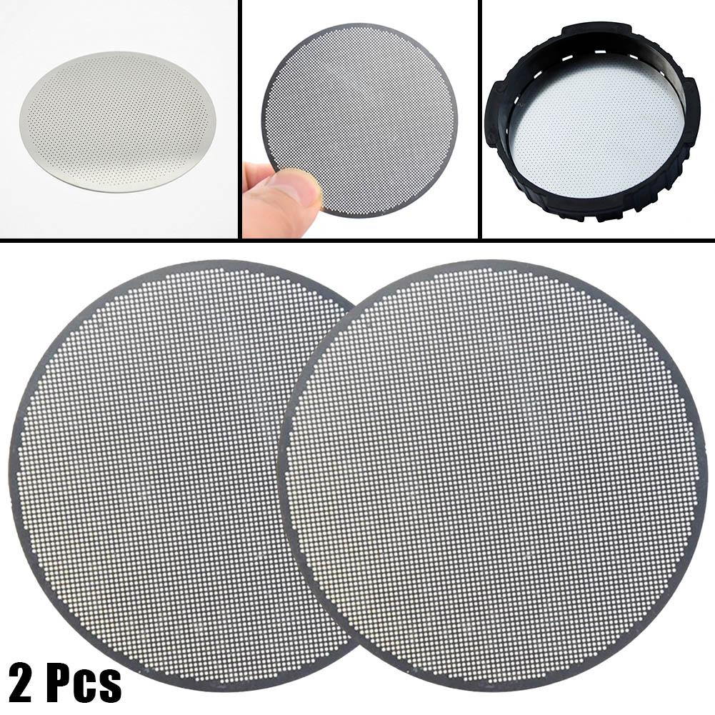 2 Pcs Reusable Stainless Steel Filter For Aeropress Coffee Maker Spare Parts