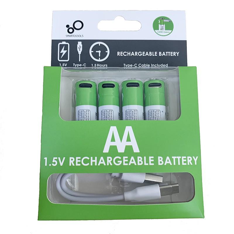 1.5V Fast Charging Rechargeable Lithium Battery for Remote Control Cars - Size 5 & 7, USB Compatible.