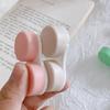 Mini Portable Contact Lens Case Eyes Contacts Care Container Box Contact Lenses Storage Box Color Contact Lens Box 1pcs