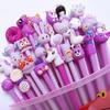 Cute Cartoon Soft Rubber Ballpoint Pen for Students and Kids - Decompression Neutral Tip