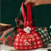 Cute Christmas Gift Box Santa Claus Xmas Eve Packaging Bag Portable Christmas Handbag  Holiday