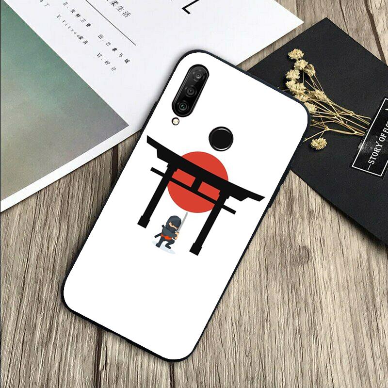 

Japan samurai Ninja Warrior Funny For Huawei Nova 8i 11i 12i 12s 9 10 SE Y60 Y70 Y90 Y72 Y73 Y61 Y91 P60 Pro P30 P40 Lite Case Huawei Nova 7i