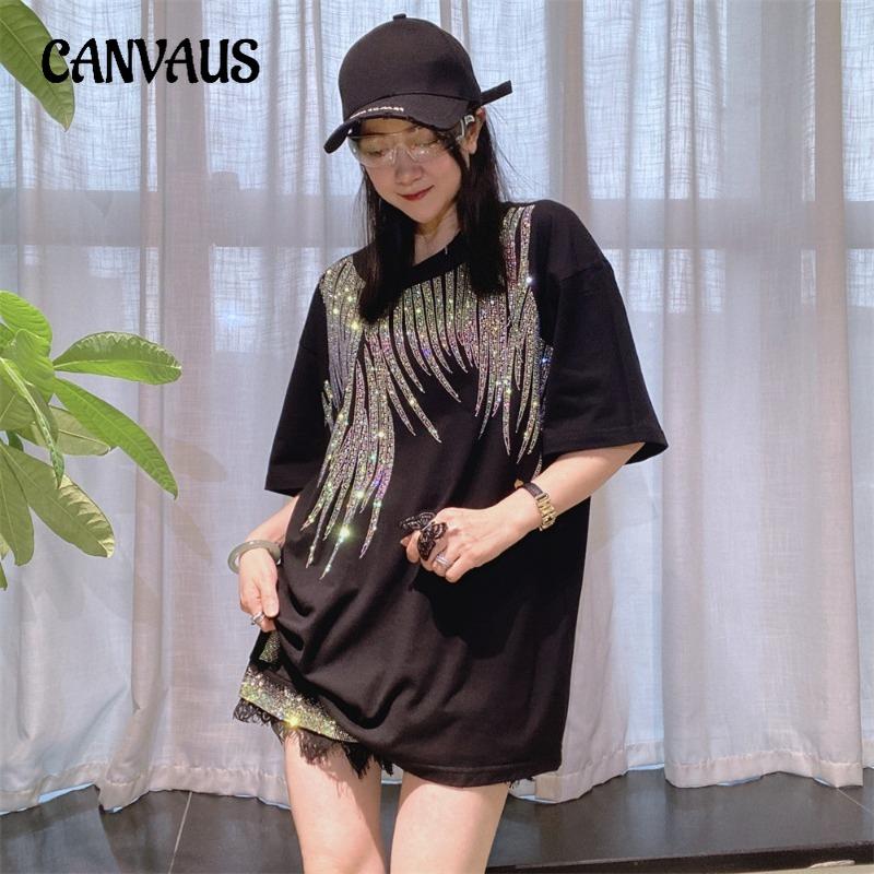 Übergröße Kurzarm Strickshirt Pullover V-Ausschnitt Bohren Damen Sommer Aushöhlen Top