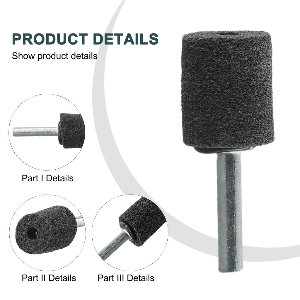 Abrasive Brush Nylon Fiber Buffing Polishing Wheel With Shank For Dremel Rotary Tool Accessories Set